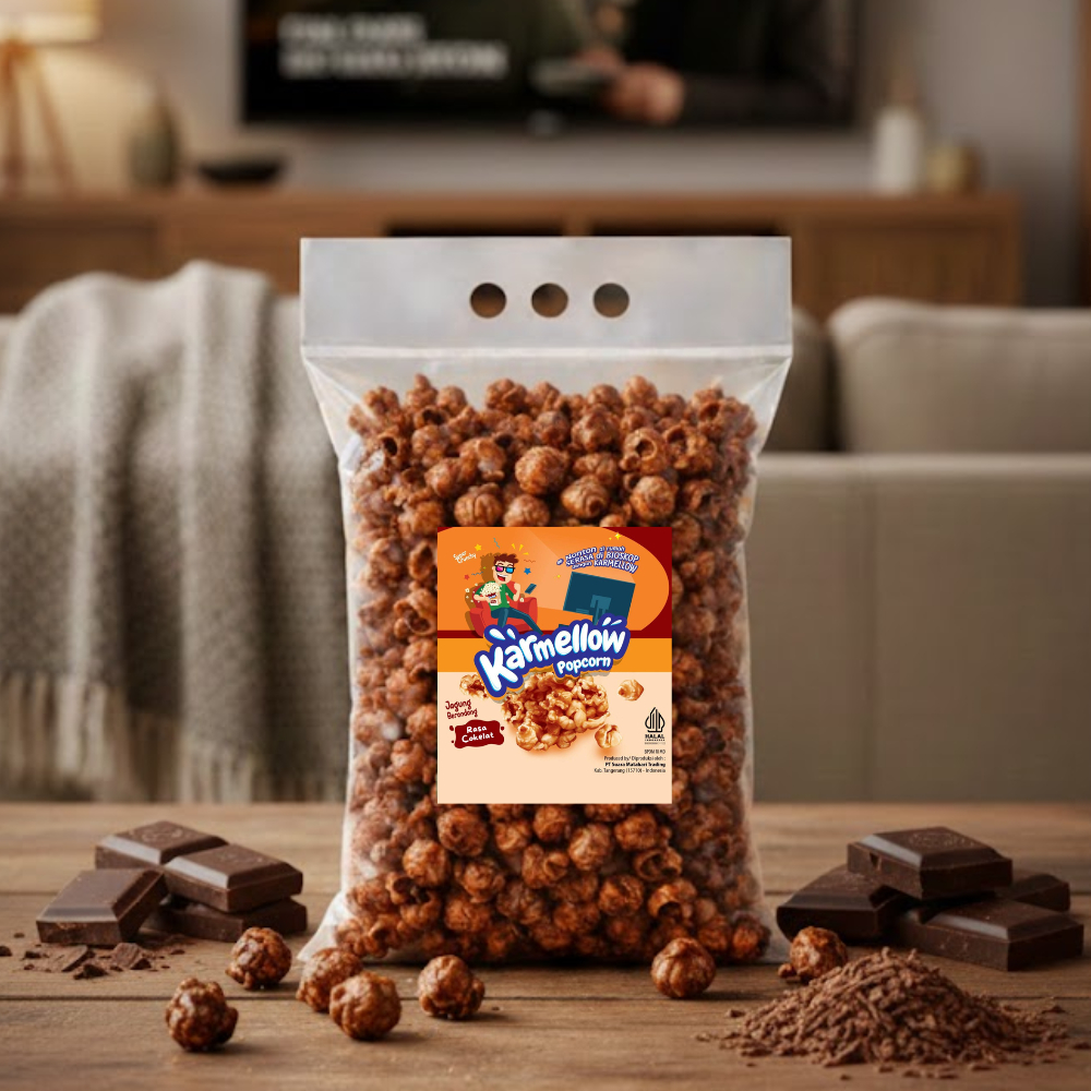 Sumatra Karmellow Popcorn Cokelat Jumbo 500gr