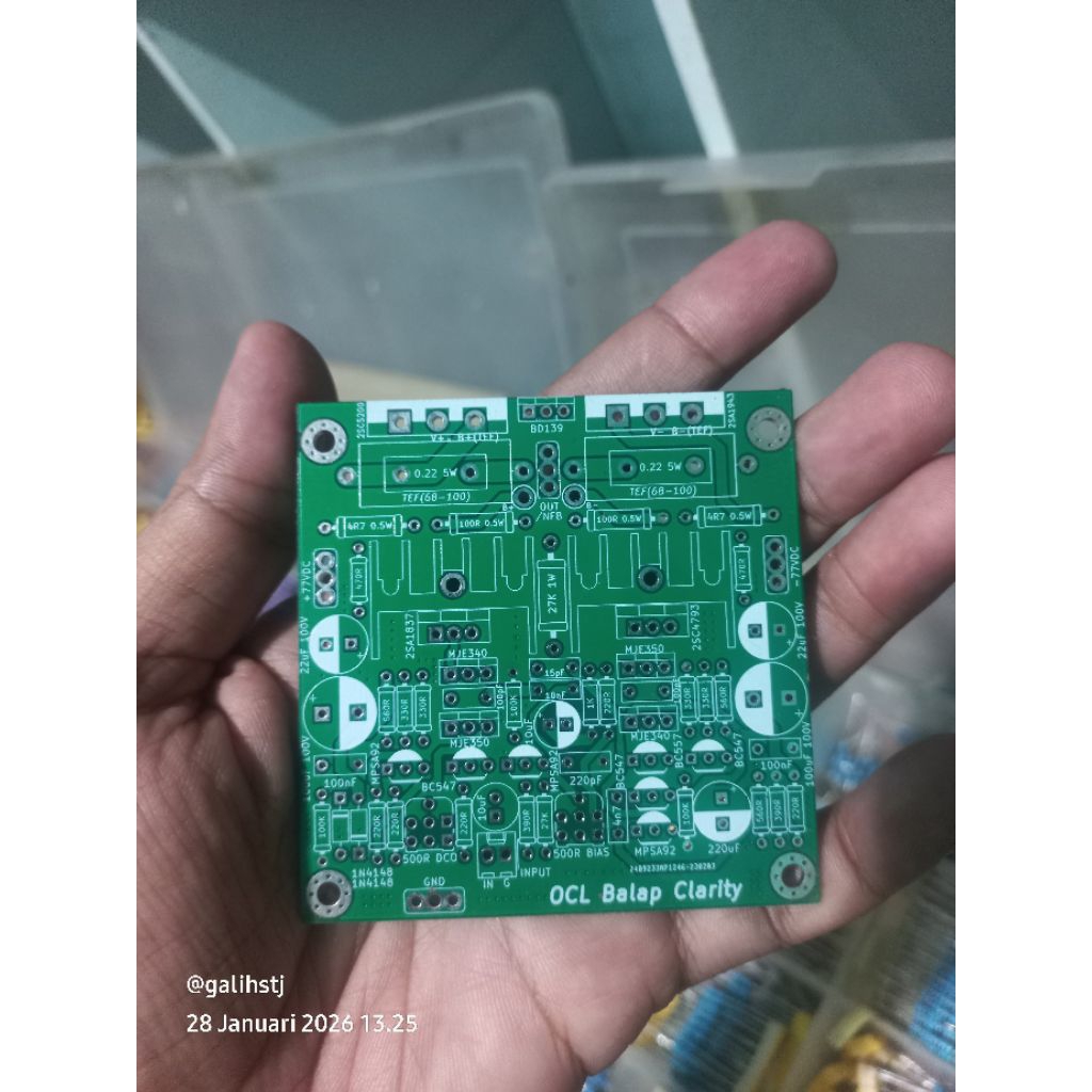 PCB OCL Balap Tef Dobel Layer