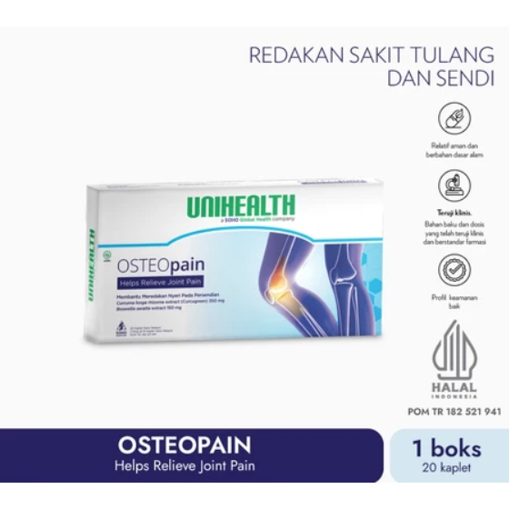 Obat Pengapuran Tulang dan Sendi | OSTEOPAIN Unihealth