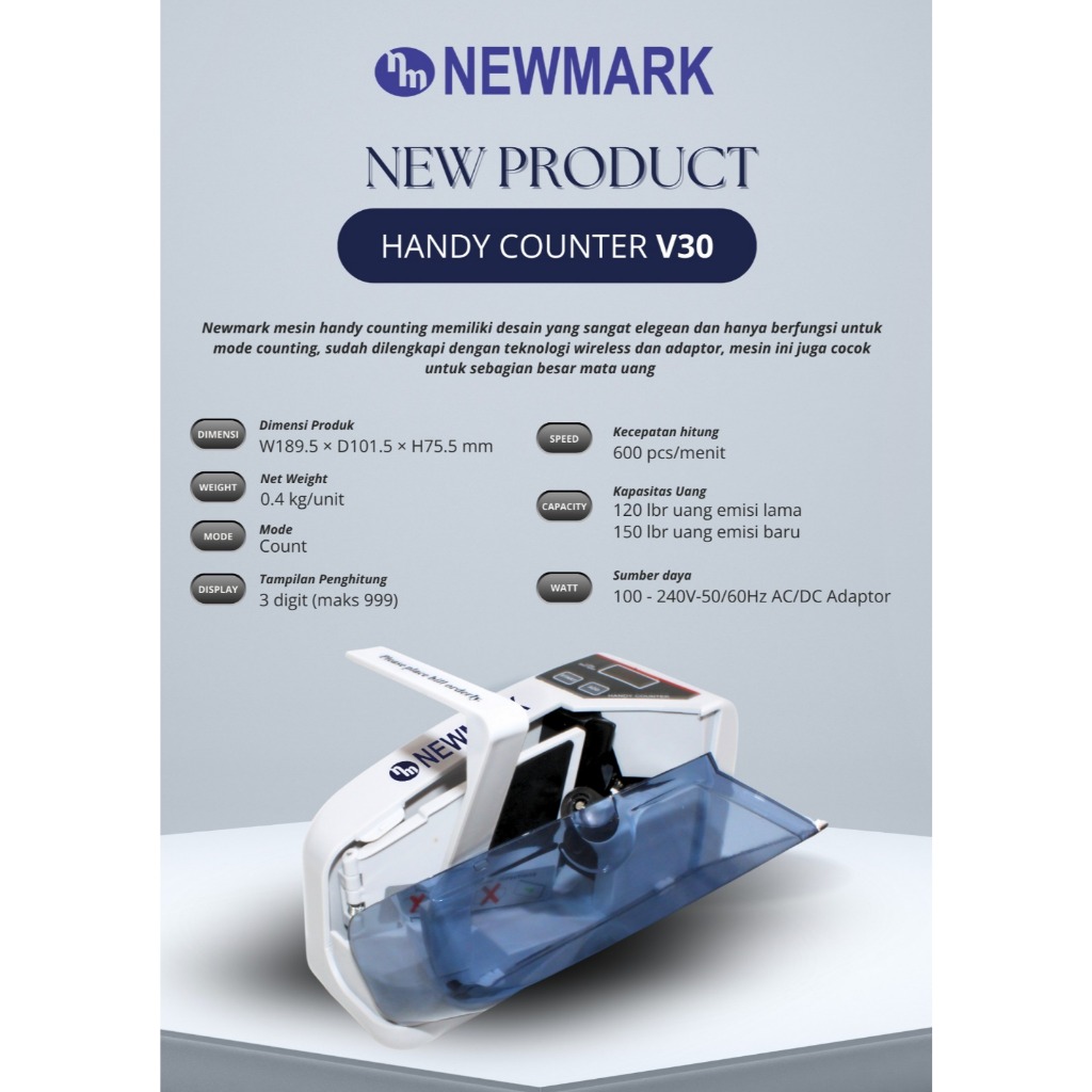 Newmark Handy Counter V30 Mode Counting