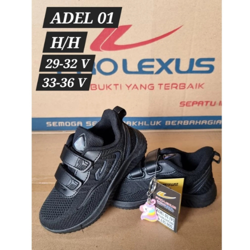 Sepatu Sekolah New Era Perekat Rajut Anak TK-SD