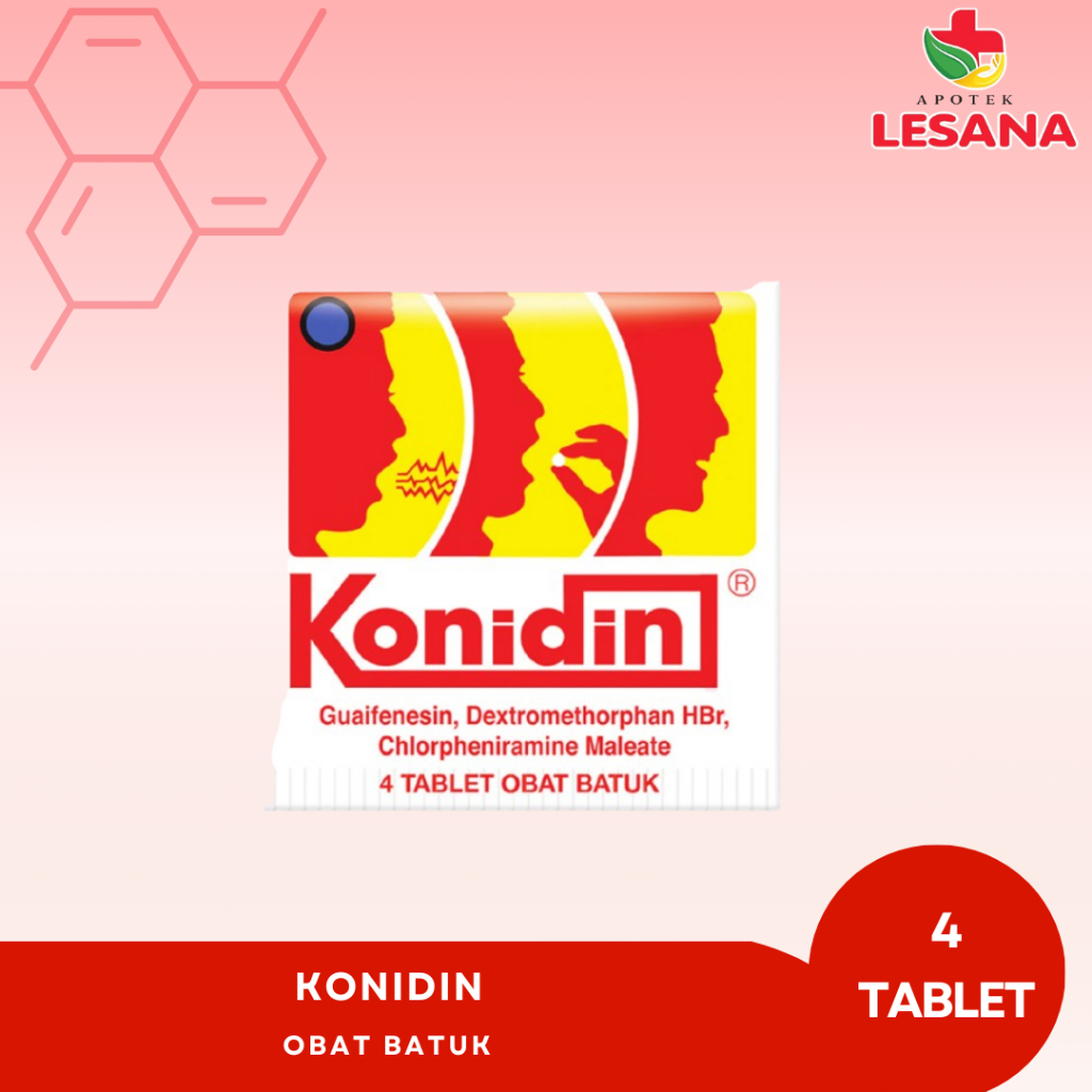 KONIDIN Obat Batuk - 4 Tablet