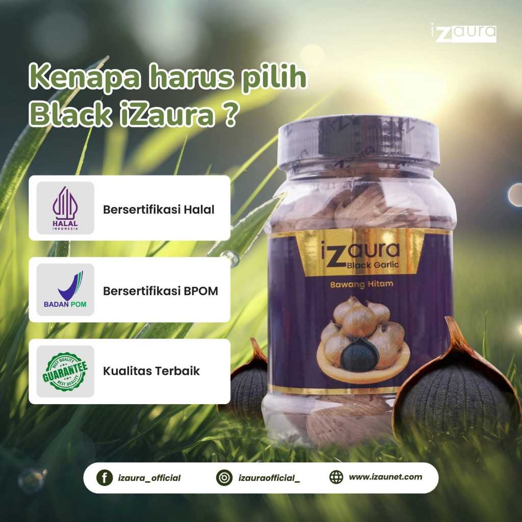 iZaura Black Garlic anti oksidan tinggi