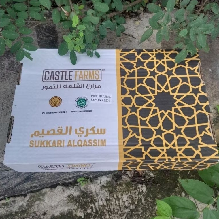 Kurma sukari castle farms premium 3 kg panen terbaru