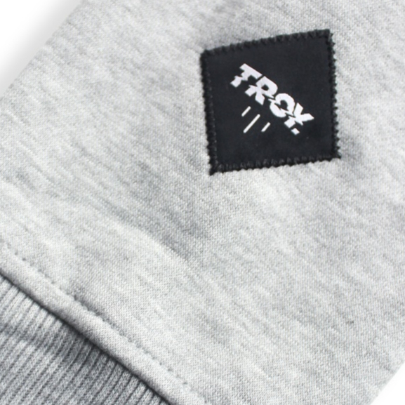 Troy Company Hoodie Zipper Grey Misty Owl Majesty - Hoodie Zipper Hoodie Abu Misty ZHD 2922