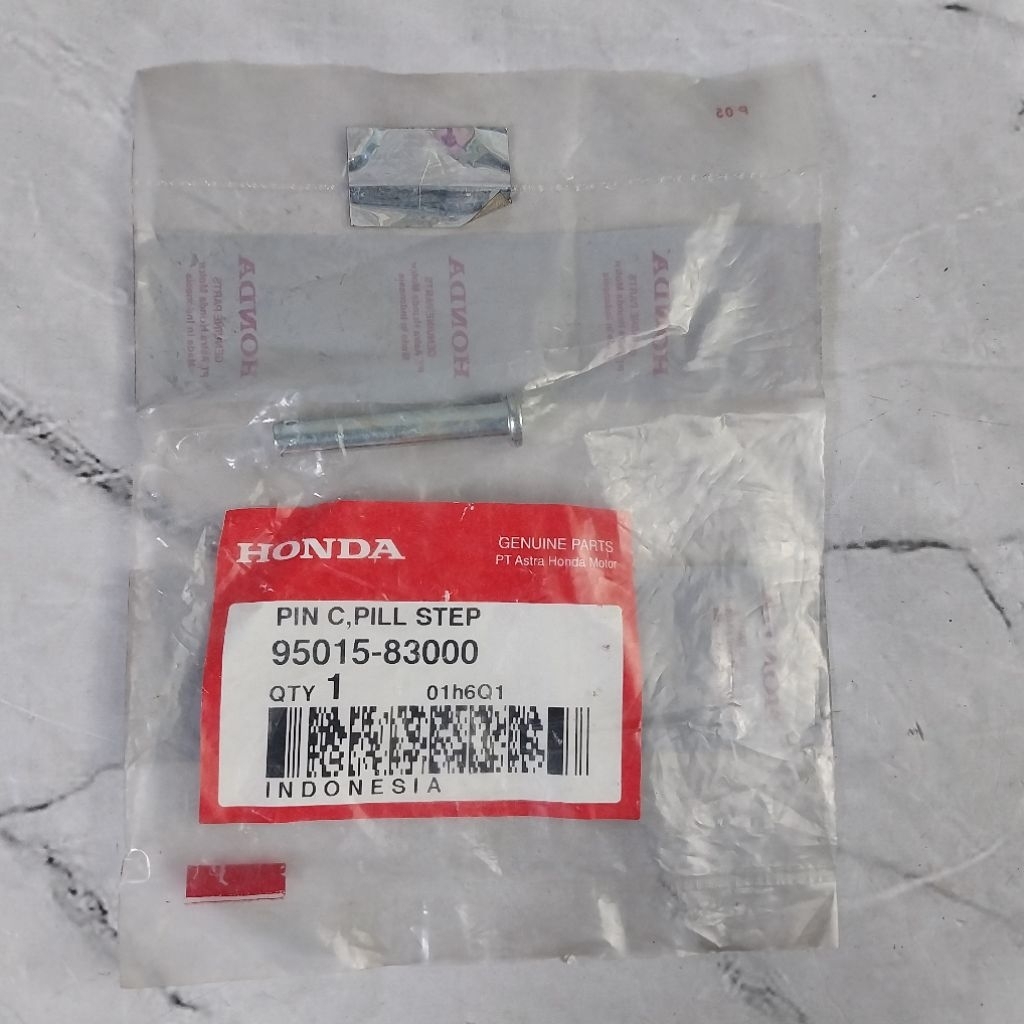 95015-83000 : PIN FOOTSTEP BELAKANG HONDA GRAND, SUPRA X 100, SUPRA FIT, SUPRA X 125 LAMA, LEGENDA O