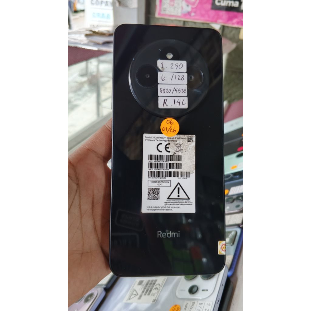 XIOMI REDMI 14C NFC RAM 6/128GB ORIGINAL ASLI XIOMI