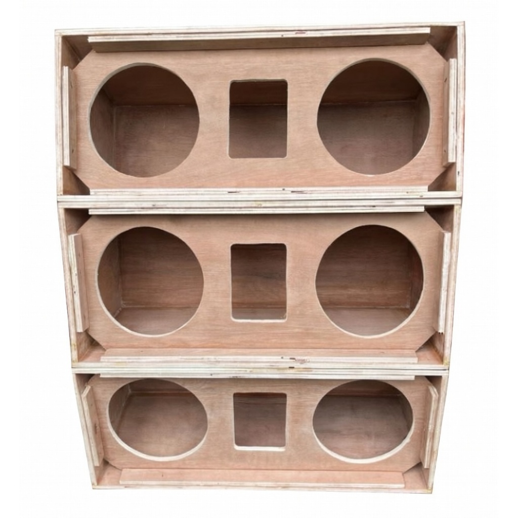 Box Speaker Line Array 10 Inch Double Triplek 12mm