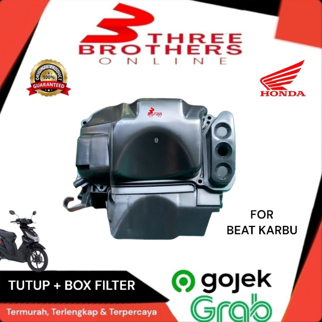 Box filter dan tutup box filter lengkap beat scoopy karbu karburator