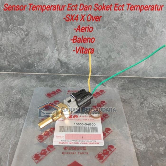 Sensor Ect Temperatur Dan Soket Ect Suzuki SX4 X Over Baleno Aerio Vitara