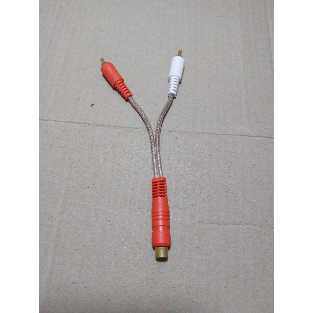 RCA male to rca Female kabel Audio Y splitter RCA male to rca Female kabel Audio Y splitter Kabel RC