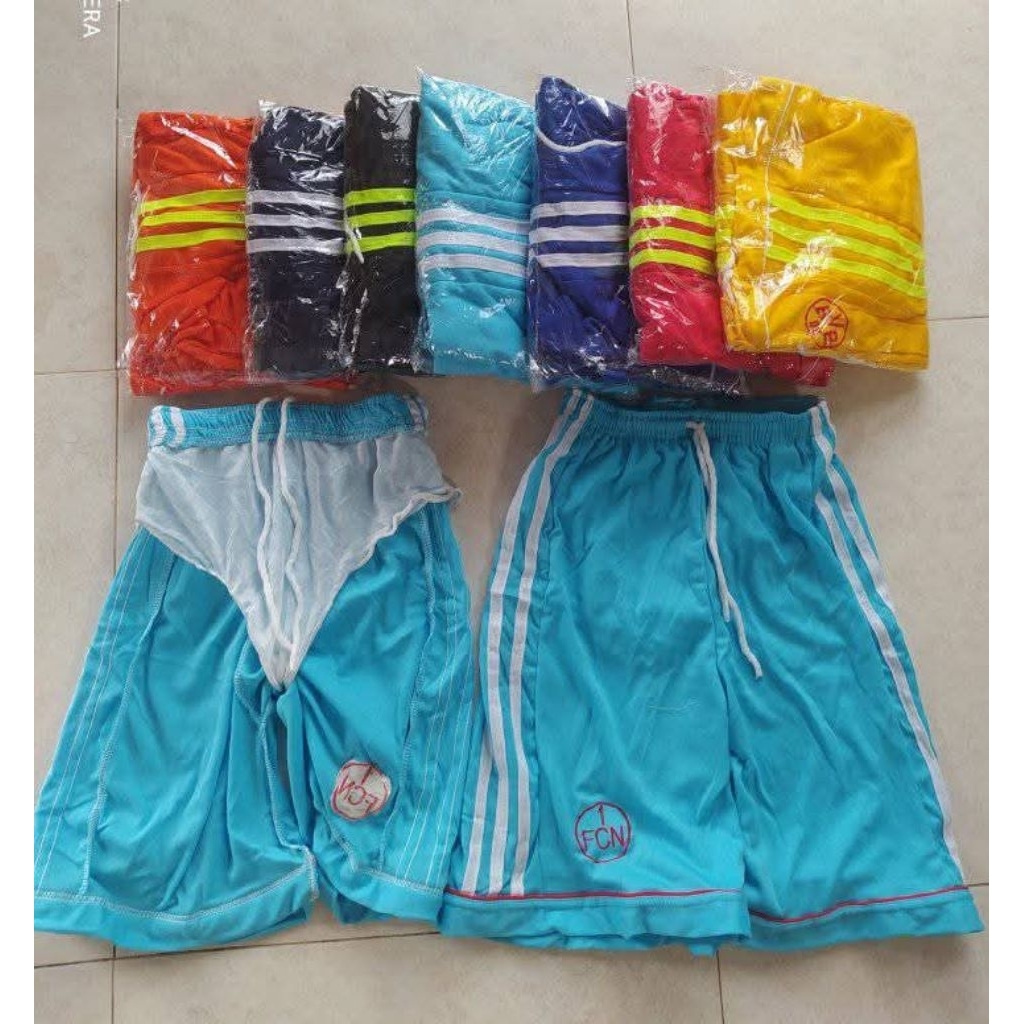 Grosir kolor celana bola termurah konveksi cod isi 3pcs