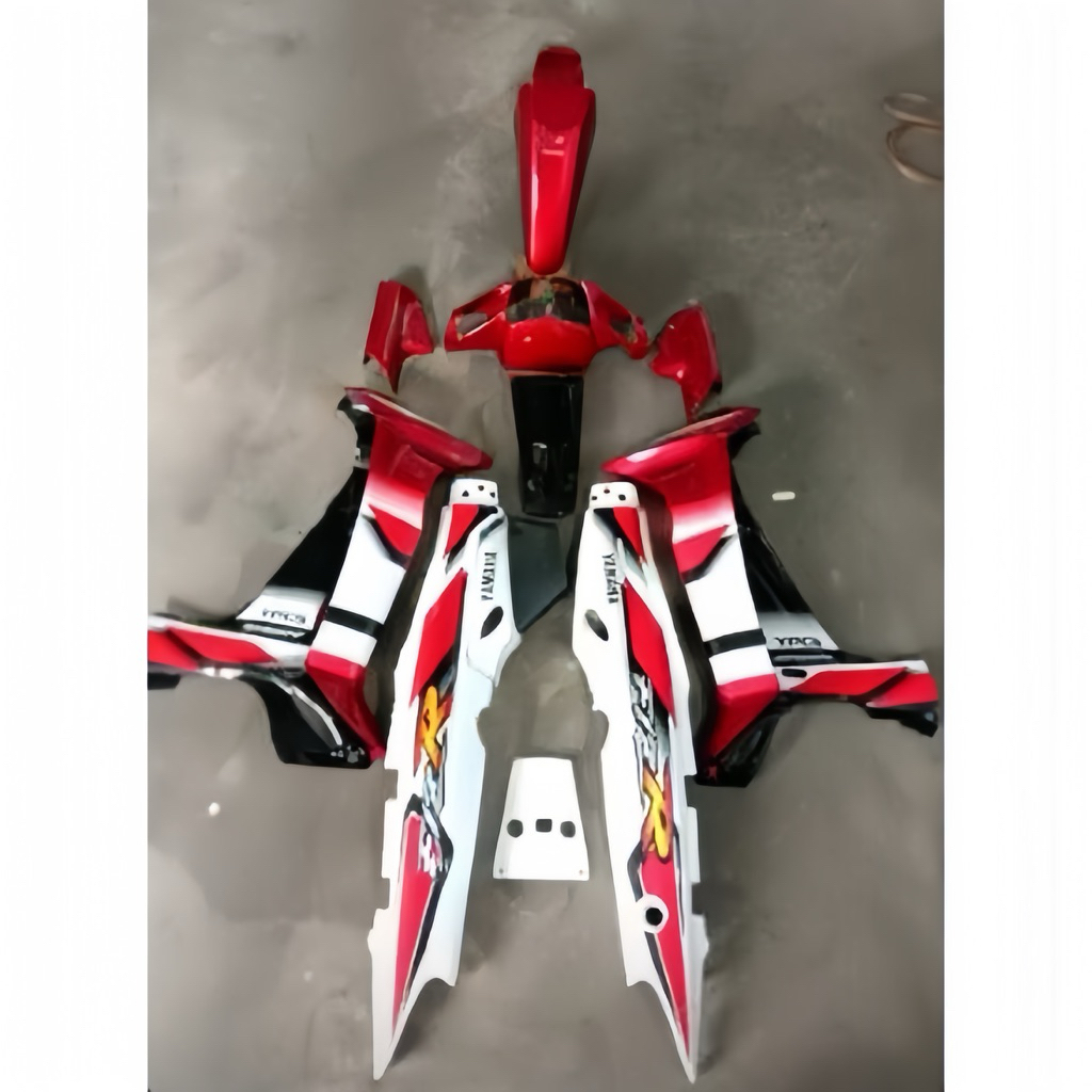 Cover body set fiz r warna merah Peket fullset body halus fizr yamaha fiz r warna merah