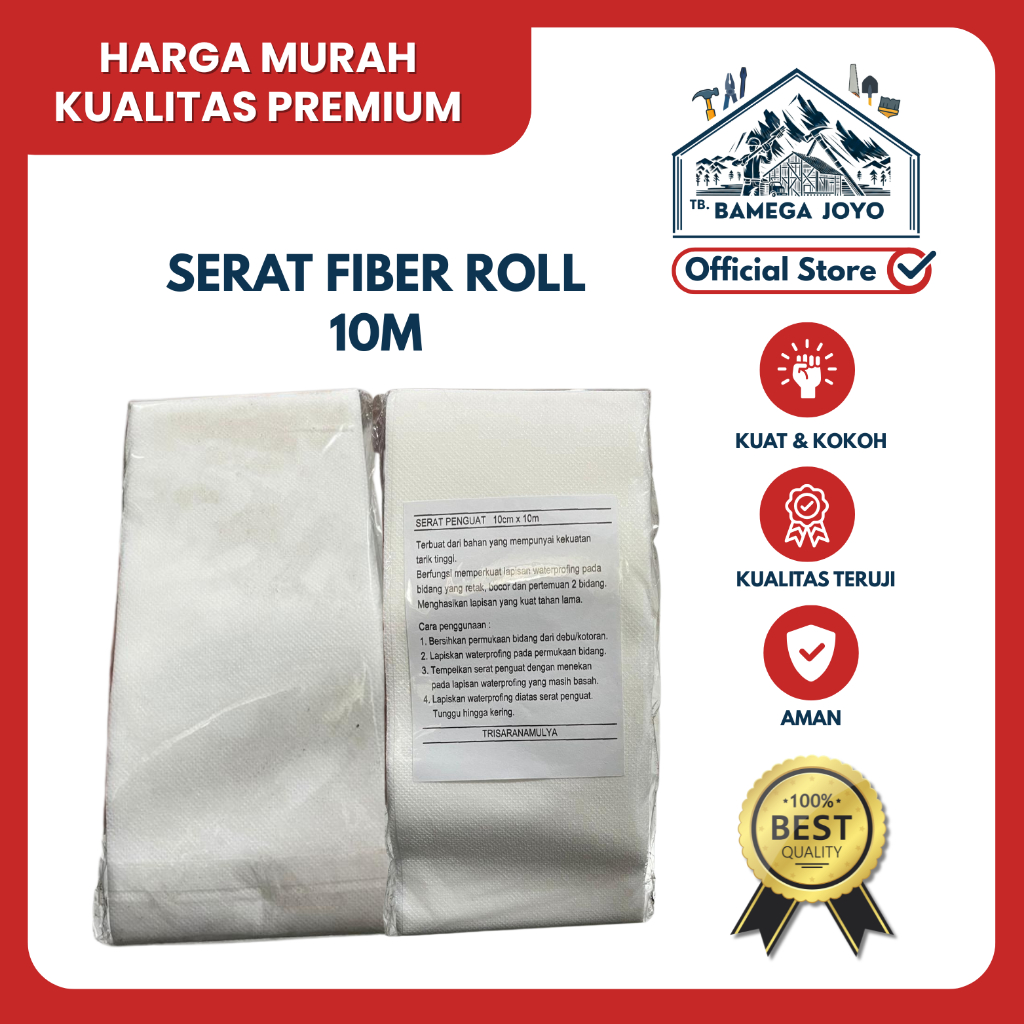 SERAT FIBER ROLL / FIBERGLASS ROLL KUAT & TAHAN PANAS – UNTUK KONSTRUKSI & INSULASI