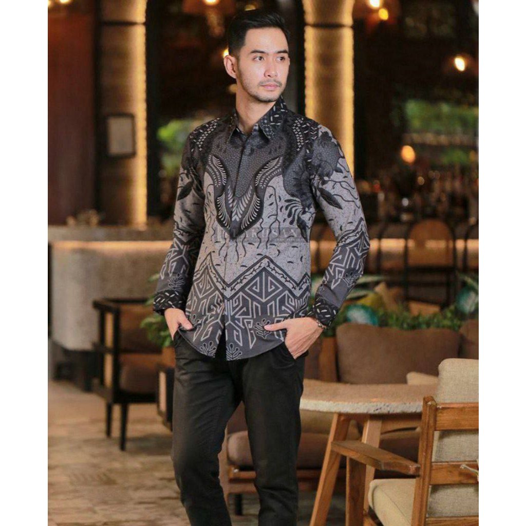 Kemeja Batik Pria Lengan Panjang Batik Fatih Colletion Batik Jumbo