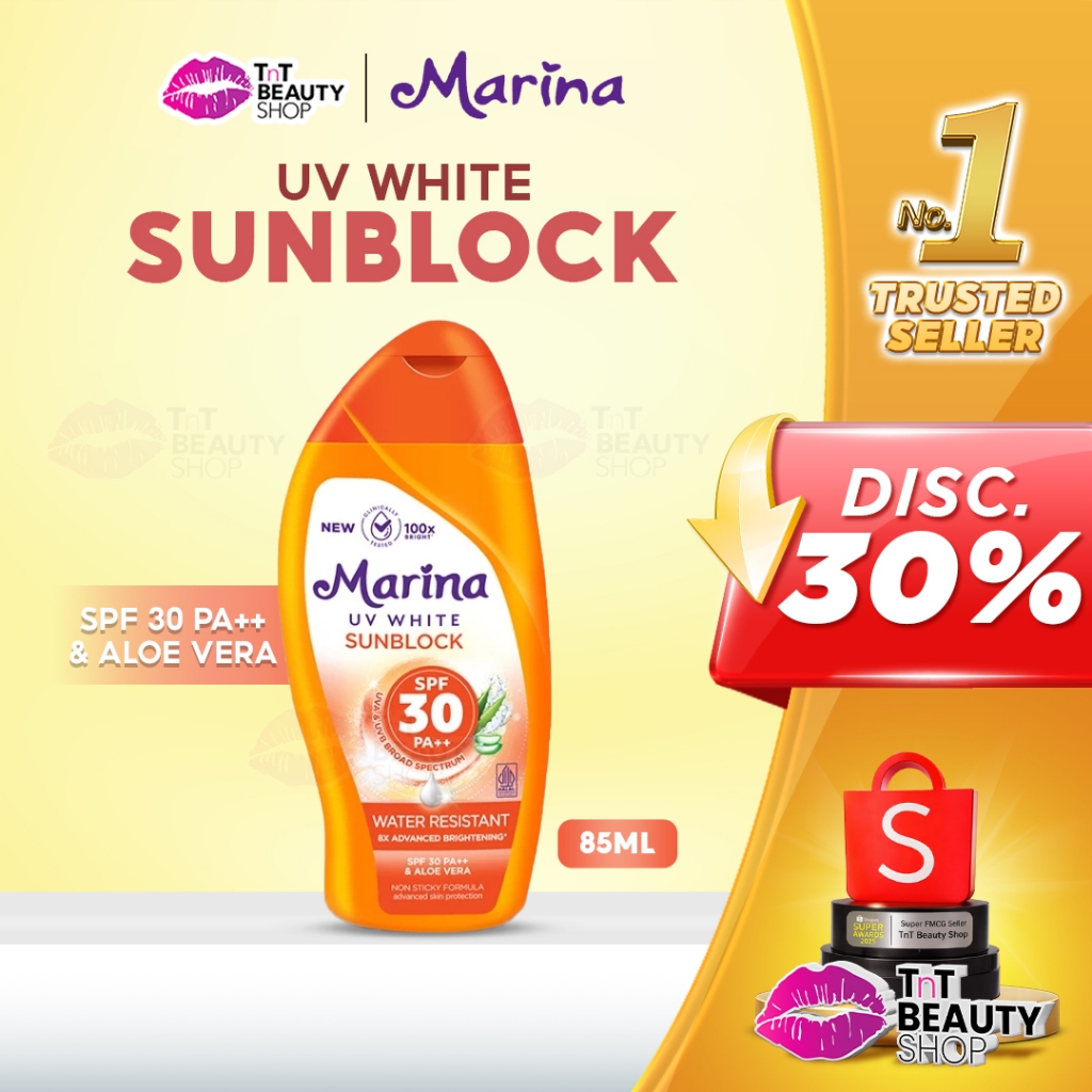 Marina UV White Sunblock SPF 30 85 ml  | TnT Beauty Shop