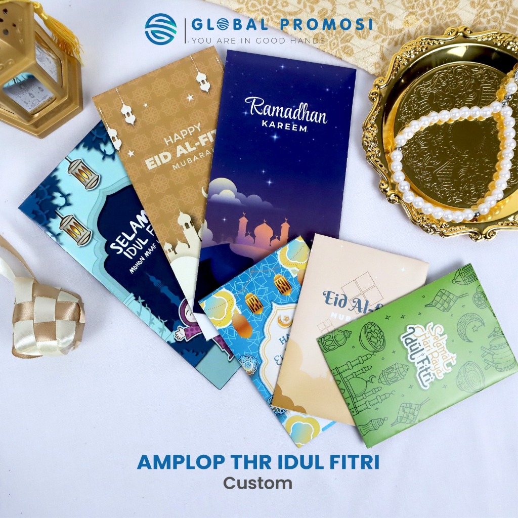 Amplop THR Ramadhan | Amplop Uang Idul Fitri | Amplop Lebaran Kecil & Besar | Desain Islami