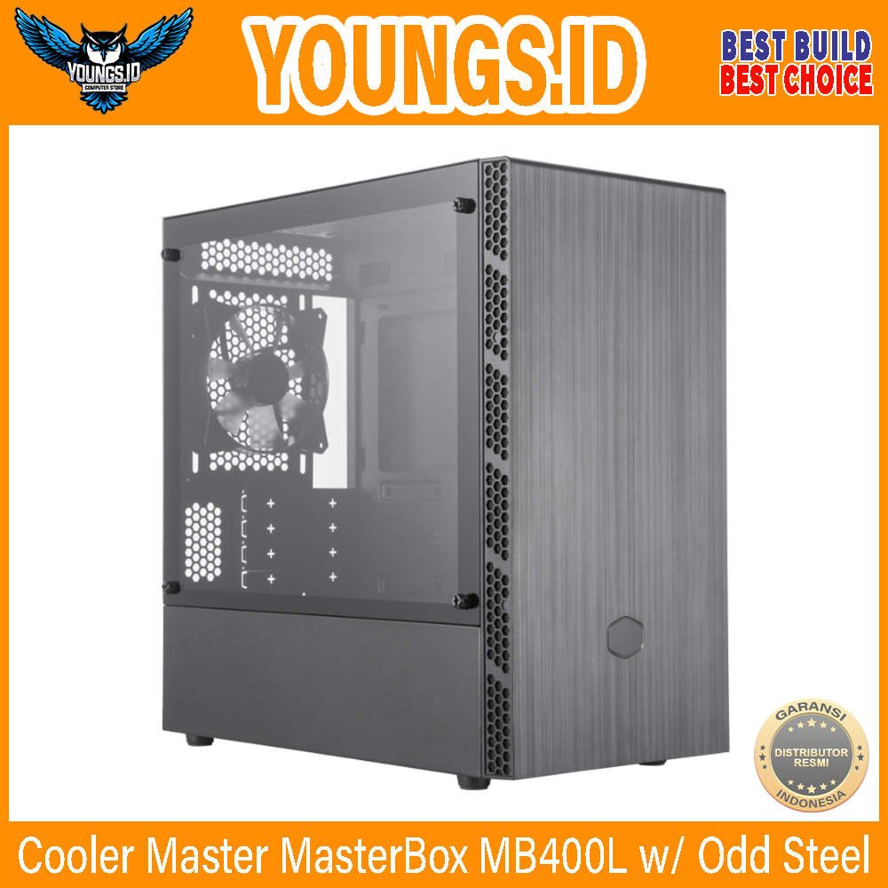 Cooler Master MasterBox MB400L w/ Odd Steel MATX PC Case
