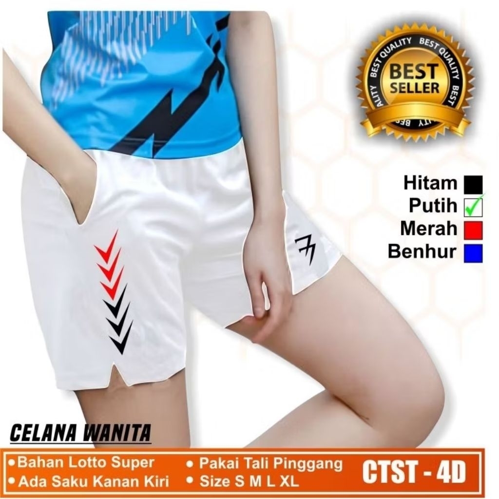 Celana pendek olahraga wanita bawahan olahraga cewek voli trining runningCelana pendek voli cewek