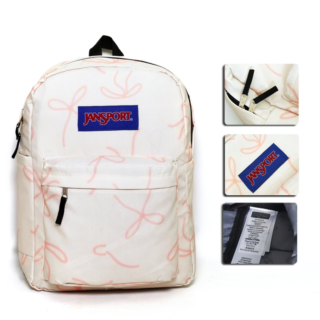 JANSPORT Backpack Laptop Wanita Casual Classic Tas Ransel Laptop 16 Inch