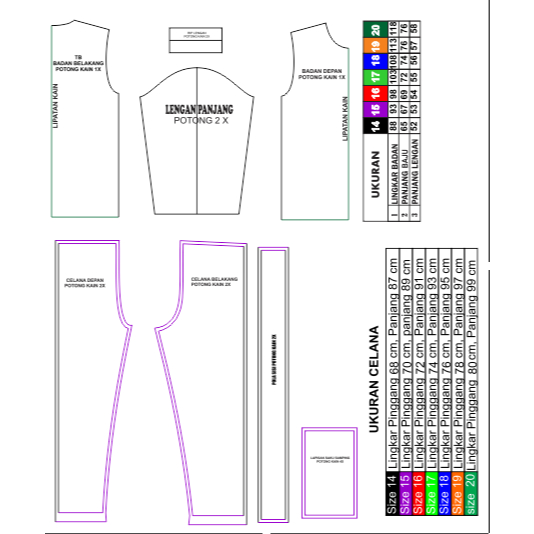 STELAN KOSTUM OLAHRAGA SMP - SMA