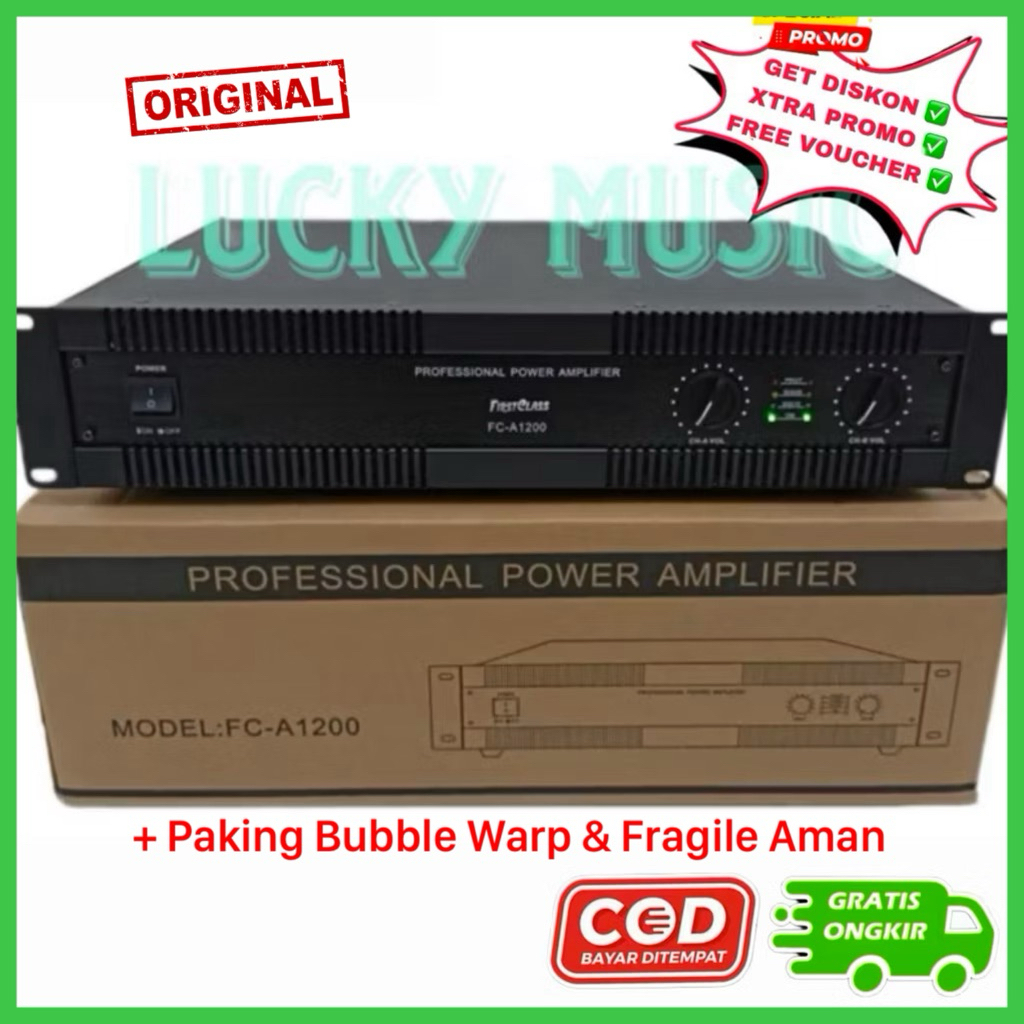 Power Amplifier Firstclass FC A 1200 Original Power fc 1200 fc a1200 FCA 1200