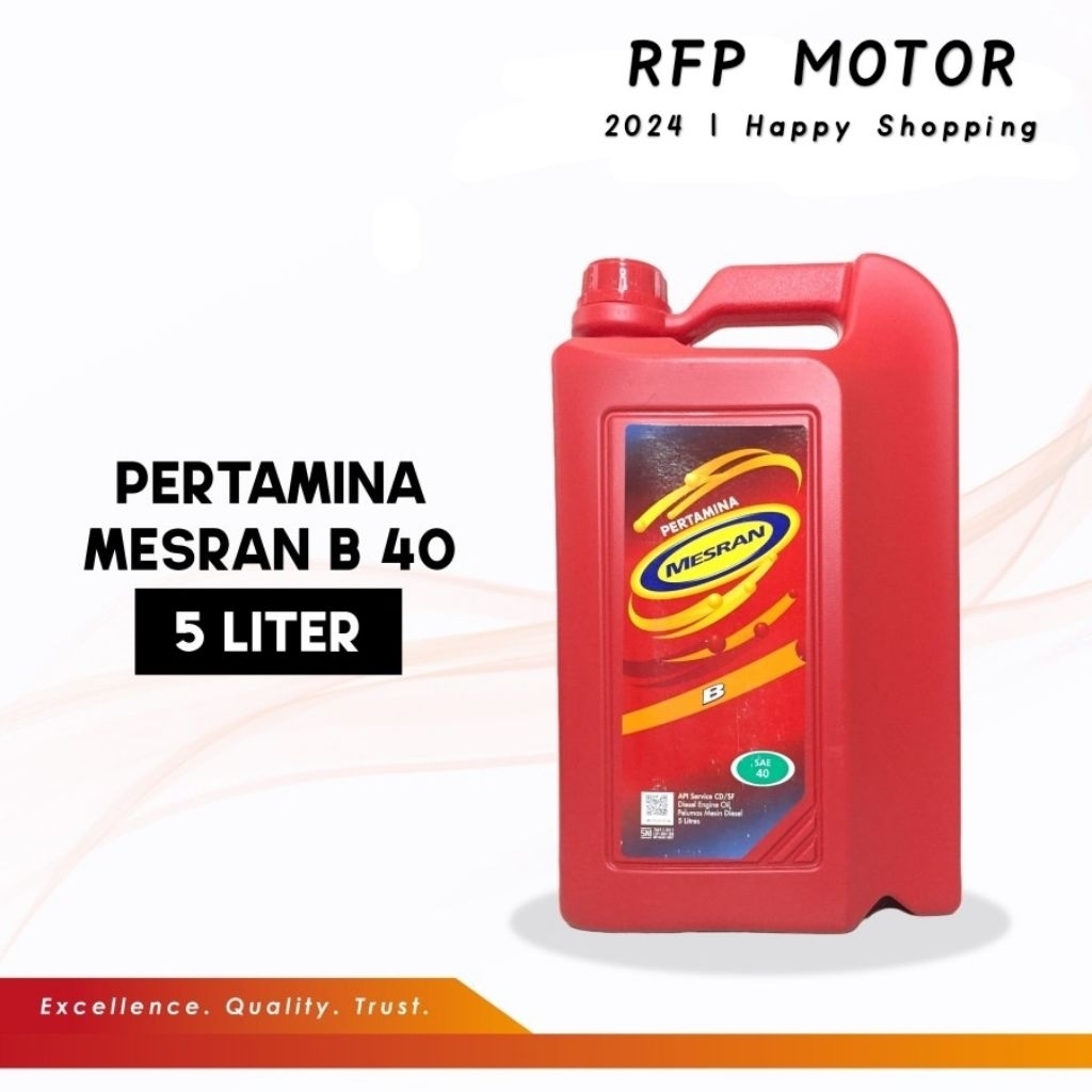 Oli mesin diesel MESRAN B 40 5L