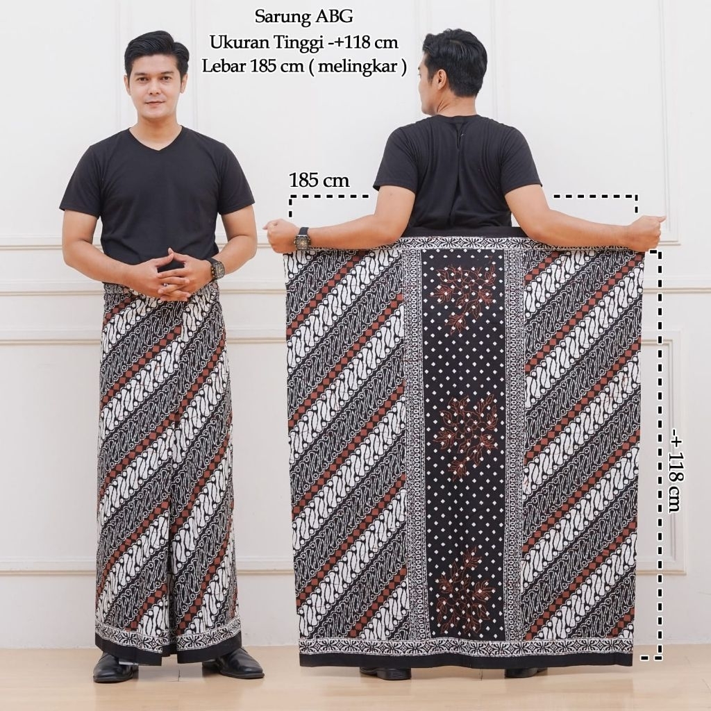 Sarung batik pria dewasa Sarung Batik babagaf terbaru Pekalongan kain rayon premium super original s
