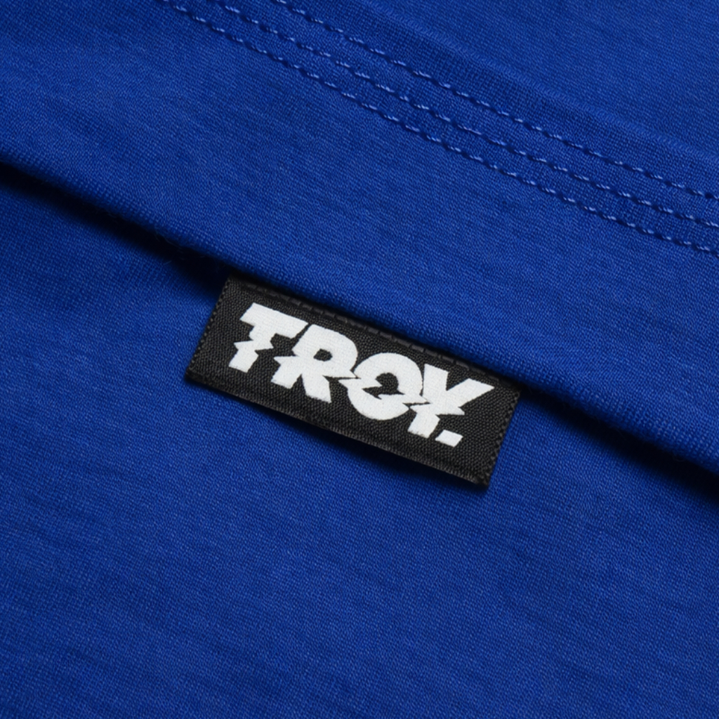 Troy Company Tshirt Royal Blue Self Vision - Kaos Lengan Pendek Kaos Biru Benhur MTD 2418
