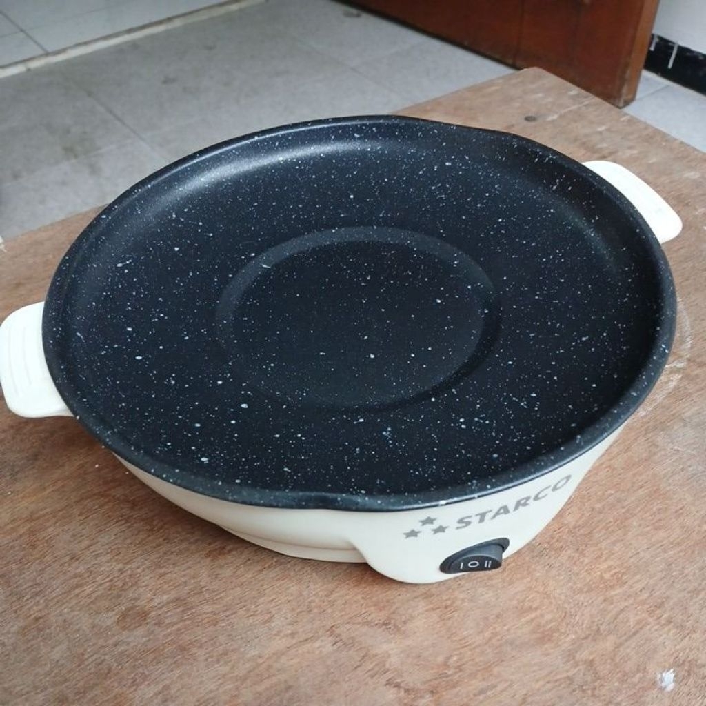 (Cacad pabrik) starco mini wajan listrik / grill portable