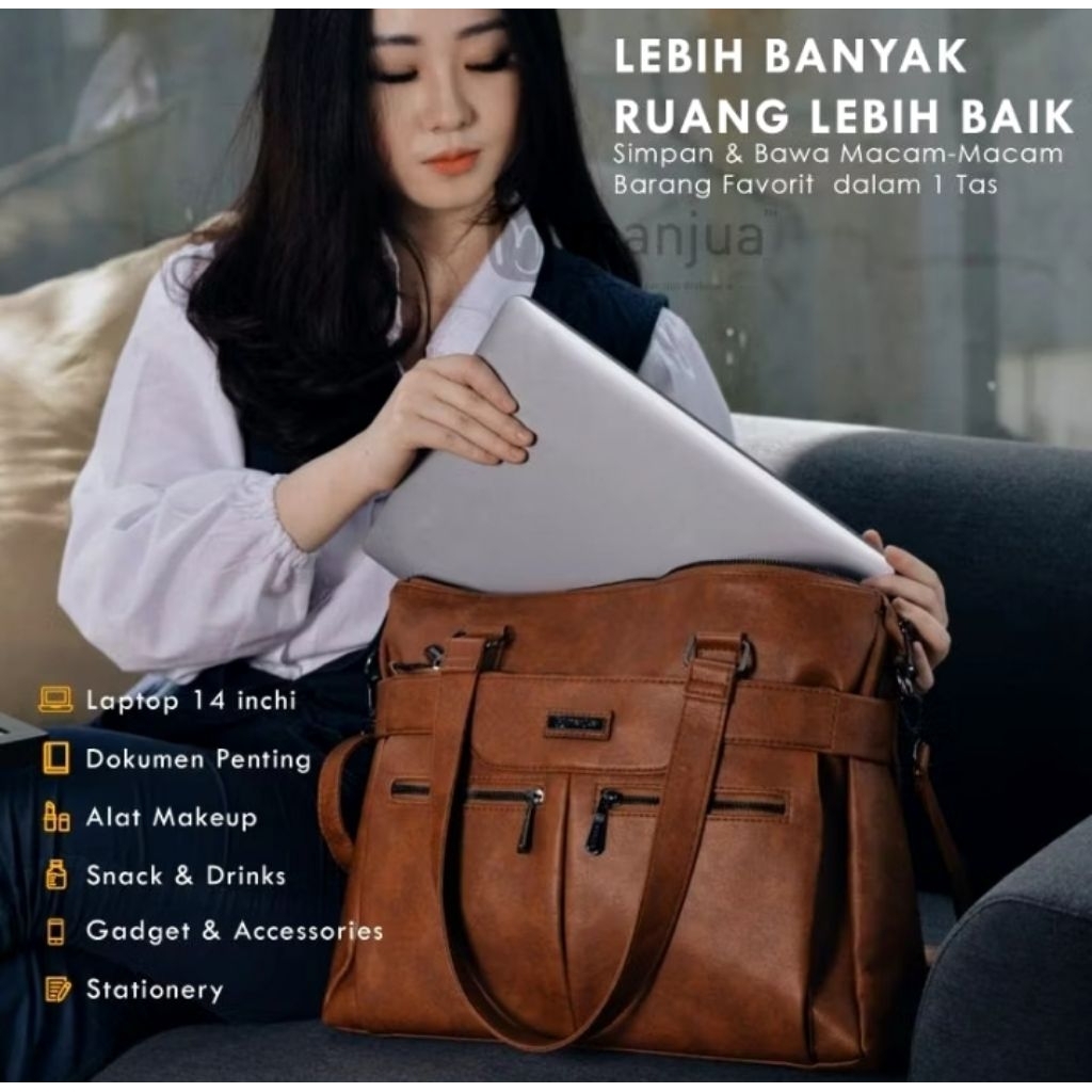 Nuala Bag by Manjua muat 14 inch laptop