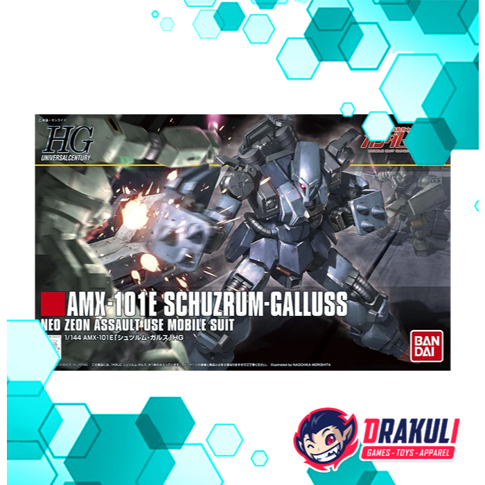 BANDAI Plamo HGUC AMX-101E Schuzrum-Galluss