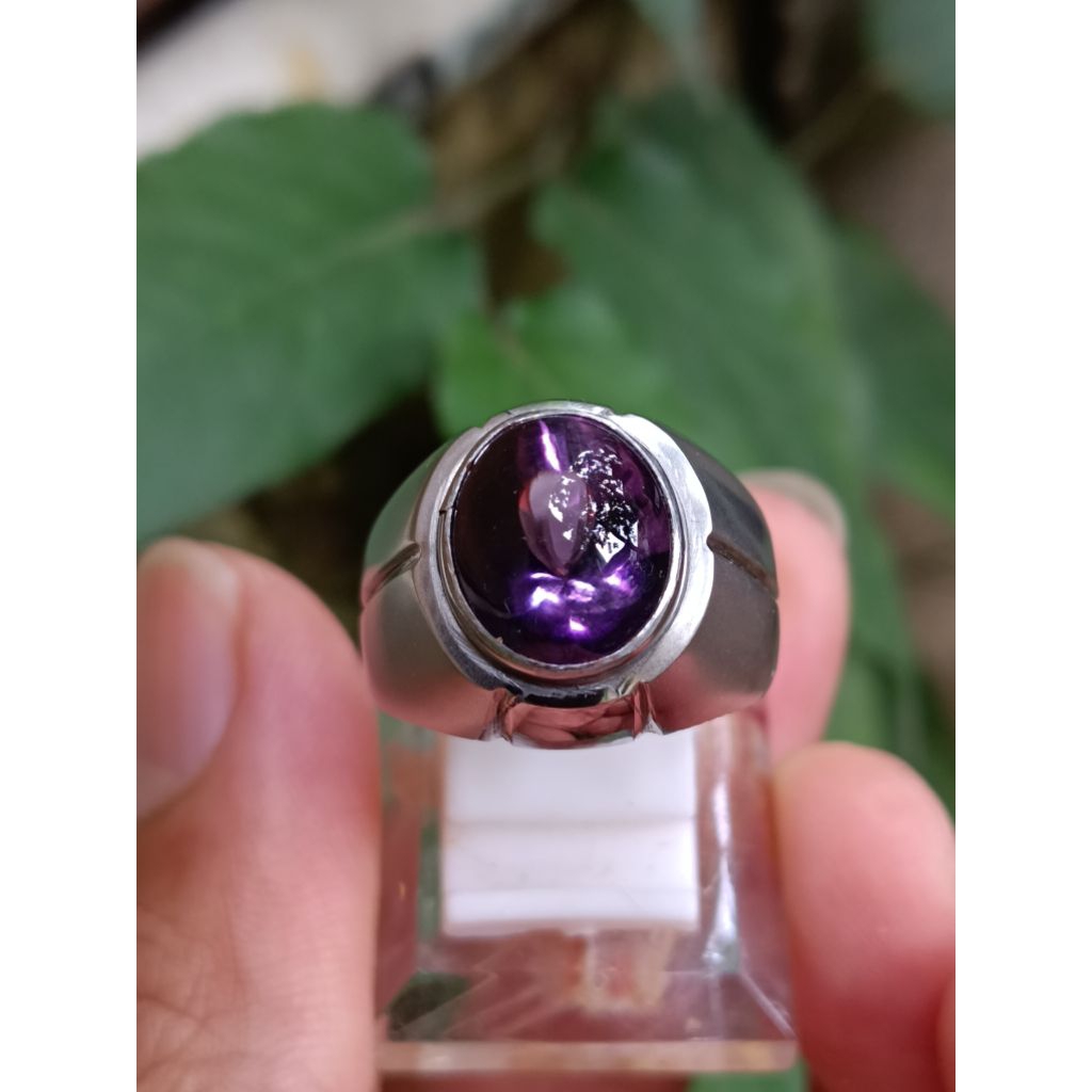 Batu Cincin Amethyst Bungur Tanjung Bintang Lampung