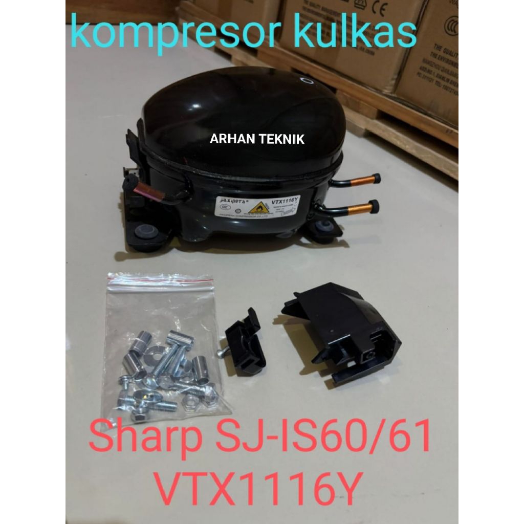 KOMPRESOR KULKAS SHARP 2PINTU INVERTER VTX1116Y