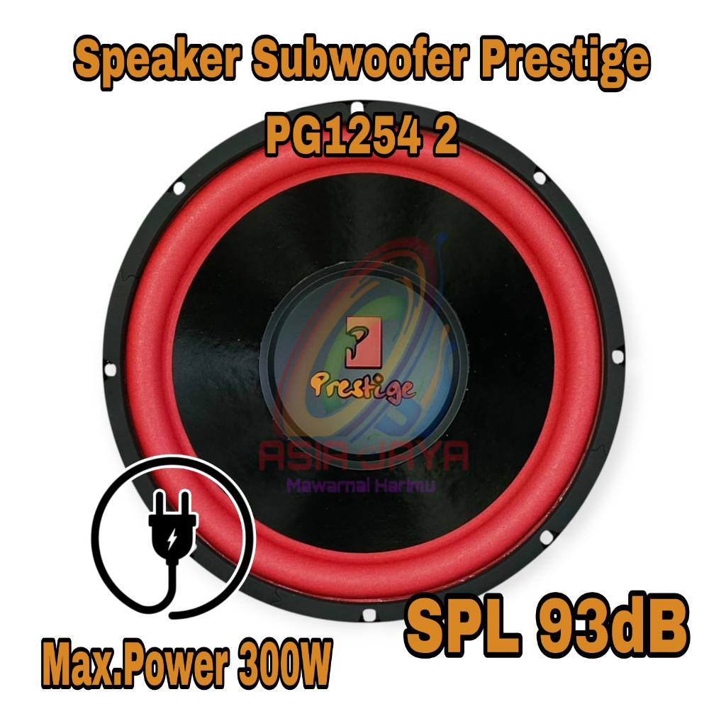 Prestige PG 1254 2 Speaker Subwoofer Mobil 12 Inch