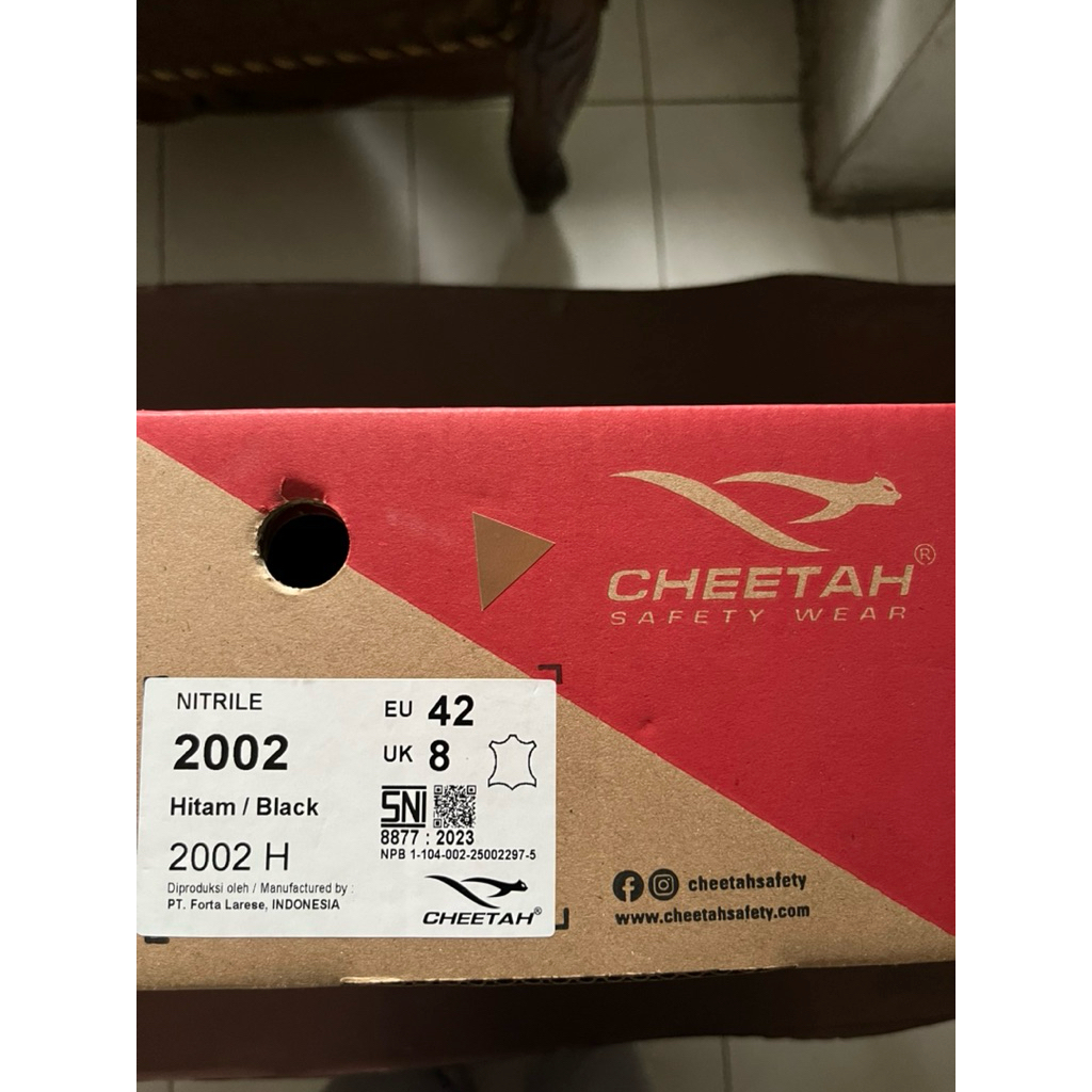 Sepatu Safety Cheetah 2002H/Sepatu Safety Cheetah 2002H/Sepatu Cheetah Original/Cheetah 2002 Origina