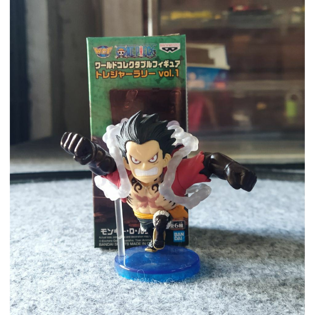 wcf luffy gear 4 stampade action figure one piece original