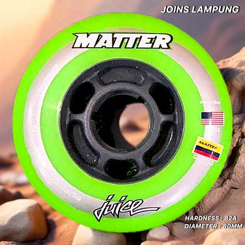 Roda Inline Skate MATTER Juice 80MM - SET (Isi 8pcs)