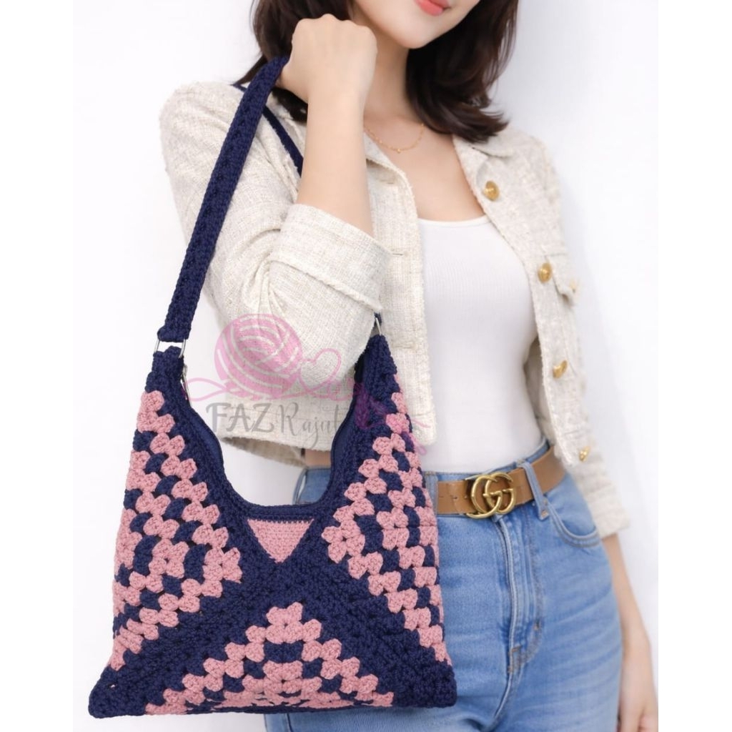 Tas Rajut Granny Square