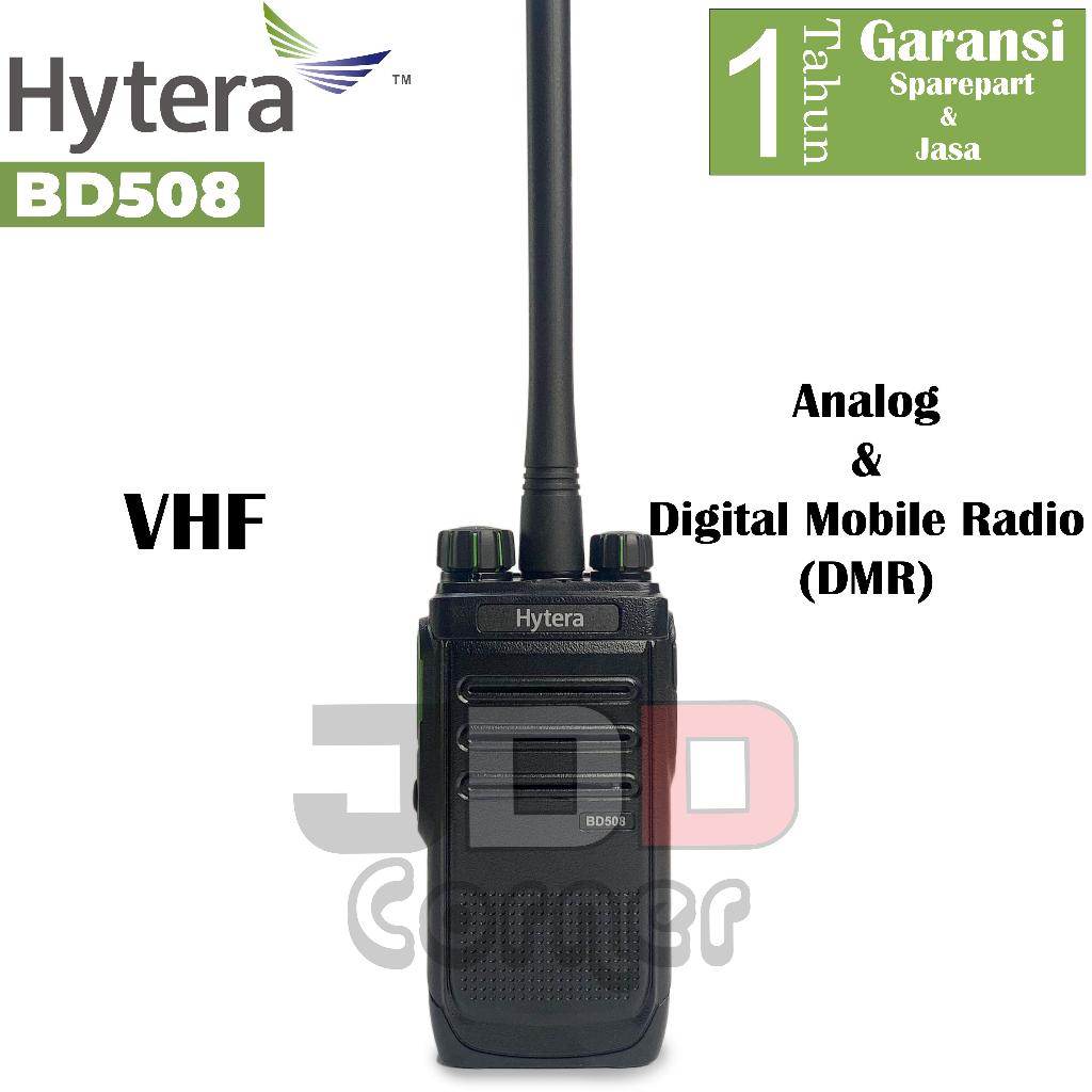 HT Hytera BD508 VHF Digital DMR Analog Rugged ORIGINAL Baru Garansi 1 Tahun BD 508