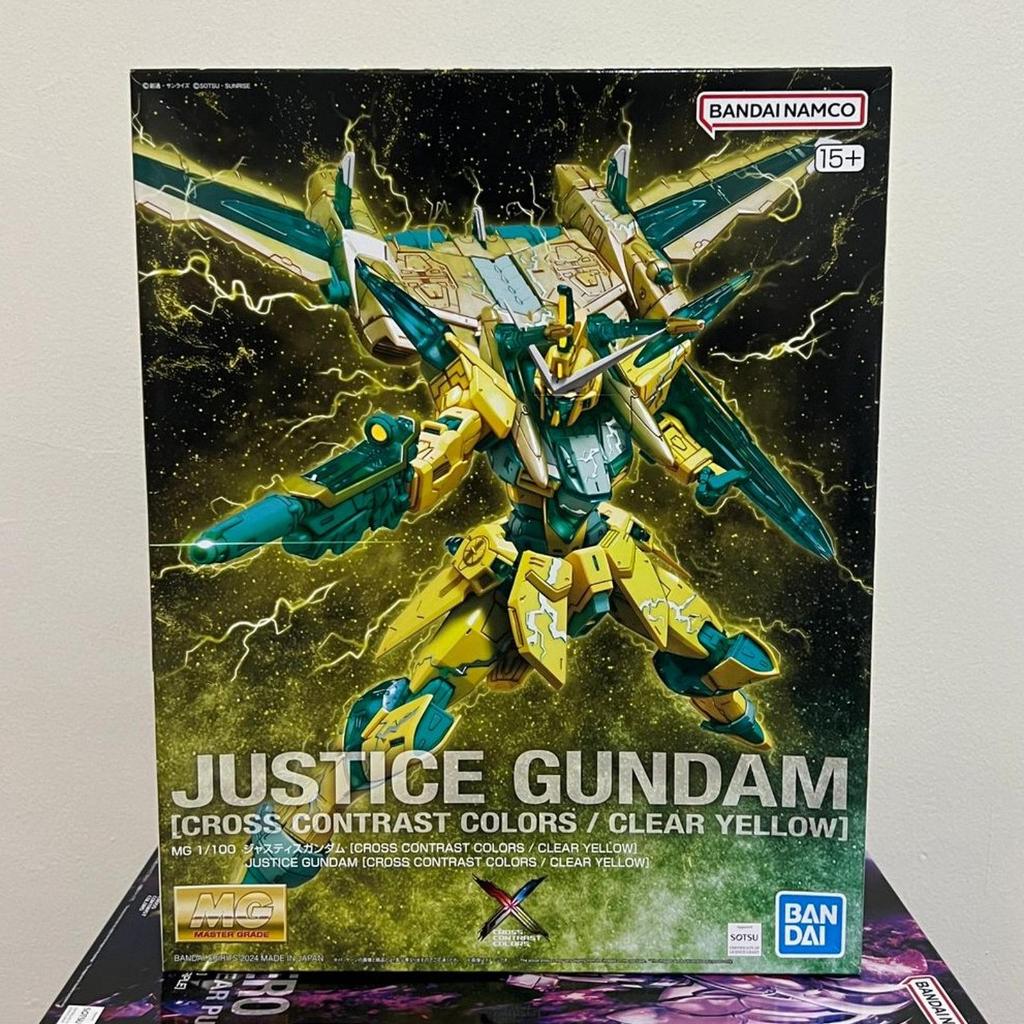 BANDAI MG JUSTICE GUNDAM CROSS CONTRAST COLORS