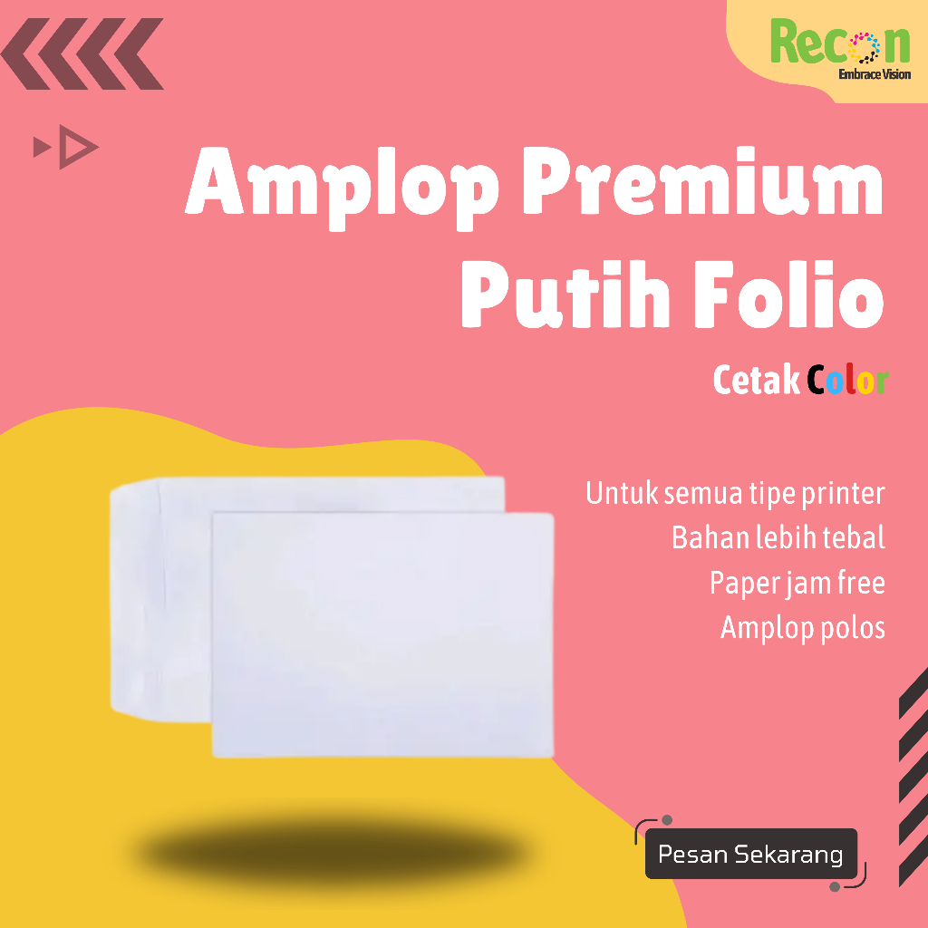 Amplop Premium Putih Folio