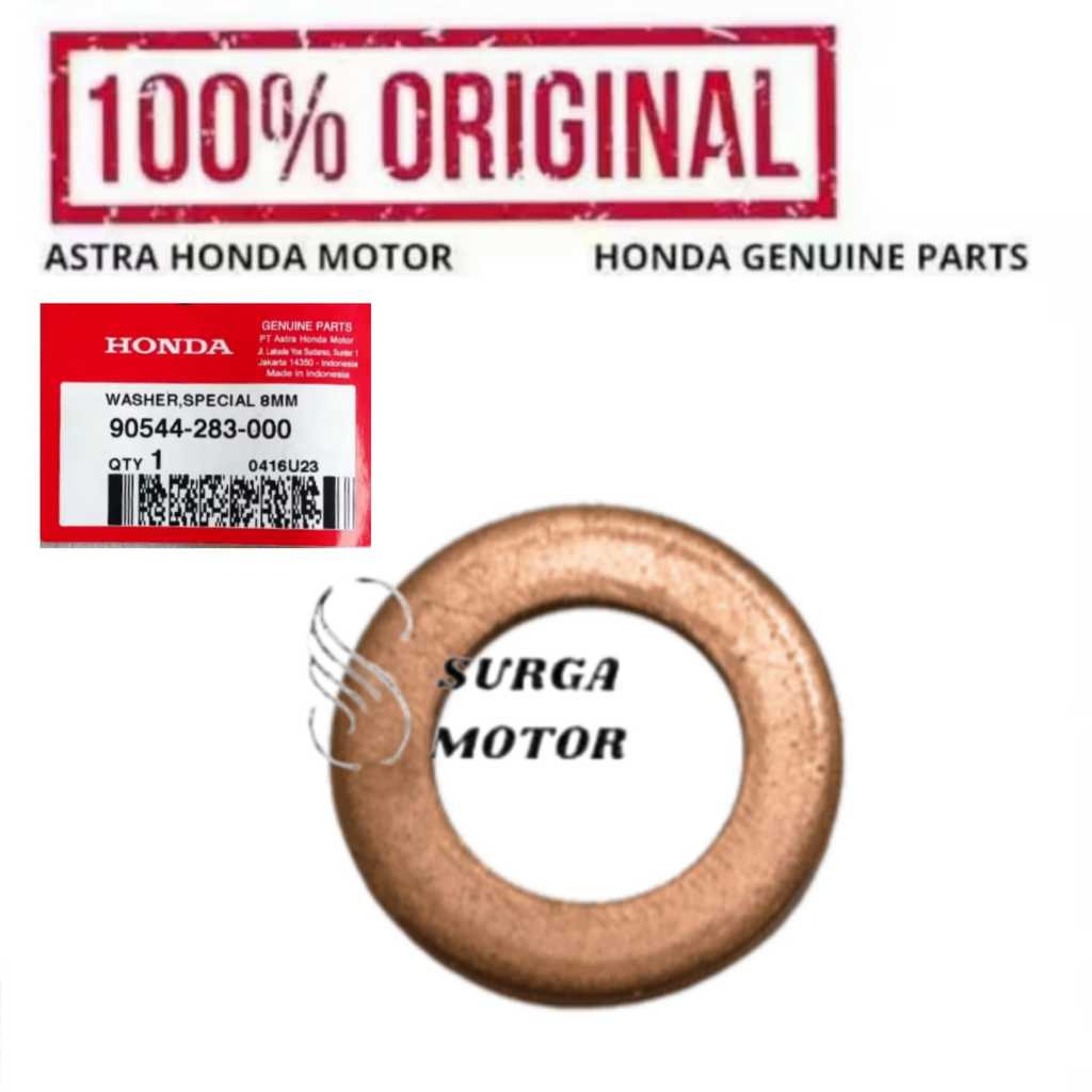 Ring Washer Special 8mm Motor BeAT PCX 150 Vario 150 eSP Spacy CBR 150 Sonic 150R K56 ADV 160 Forza 