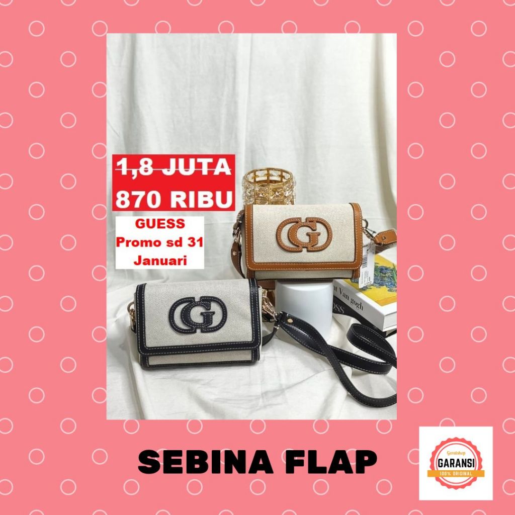Tas Guess seri SEBINA shoulder bag original SALE STORE