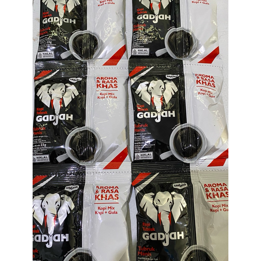 kopi GADJAH pisah gula renceng isi 10sachet
