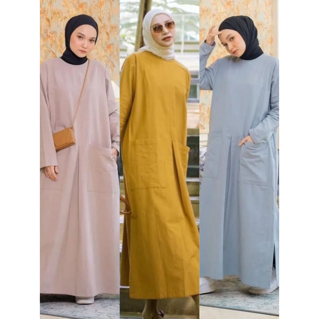 KENAN TUNIC / TUNIC MUSLIM / BAJU MUSLIMAH BY:AISHASTUDIO_ID