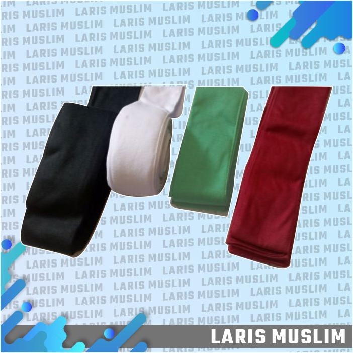 Sorban imamah polos 2m/imamah rida/sorban imamah logo/sorban peci imamah