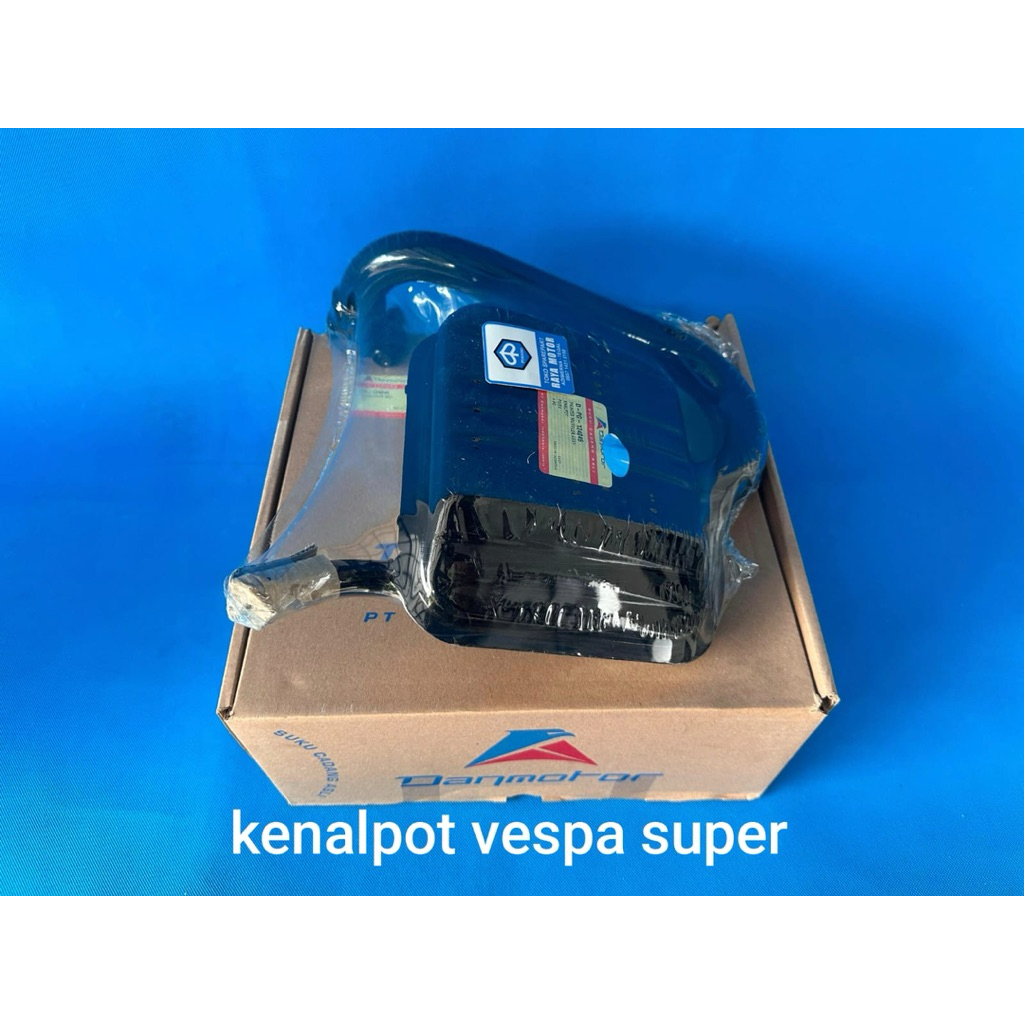 Knalpot vespa super danmotor