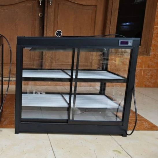 Showcase Pemanas Makanan Suhu Otomatis