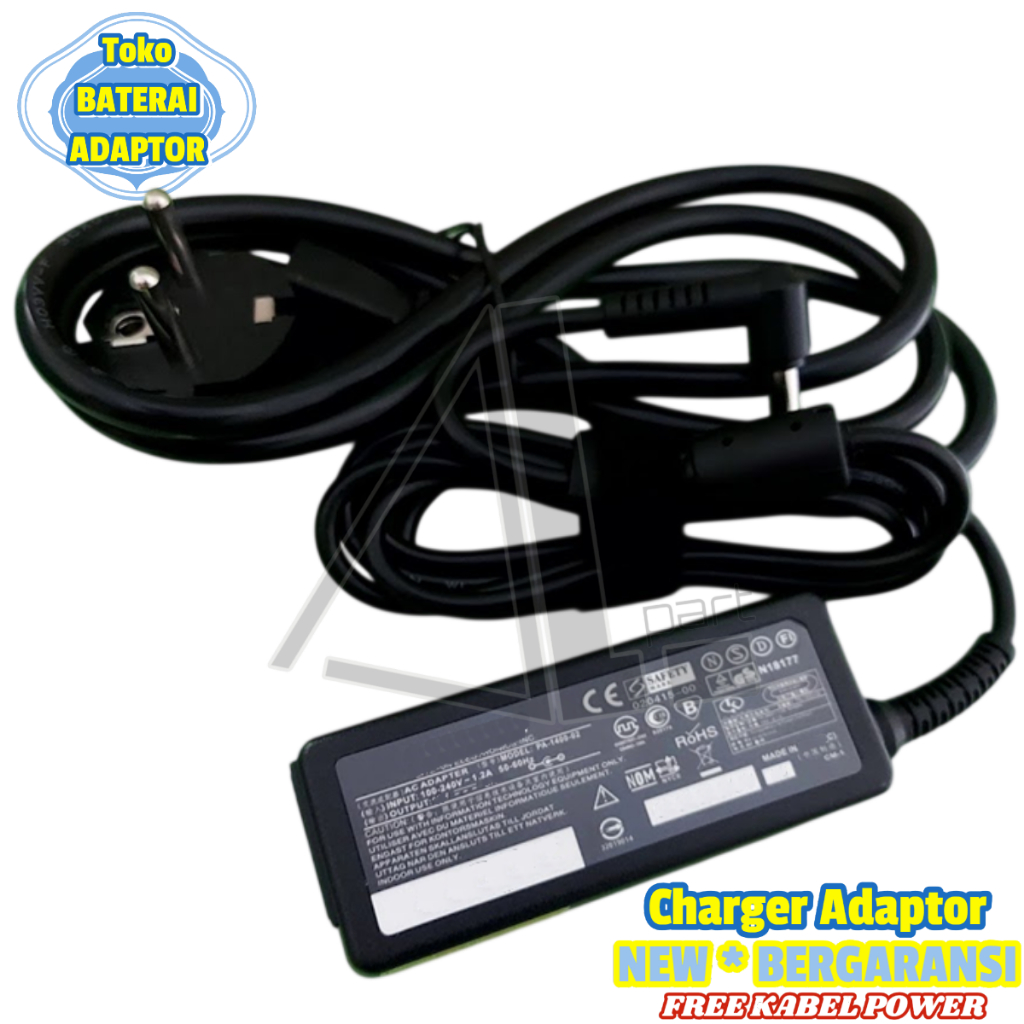 Adaptor Charger FIT FOR Monitor LCD QHD 275E2FE/70 Power Supply Adapter, FREE KABEL POWER , NEW BERG